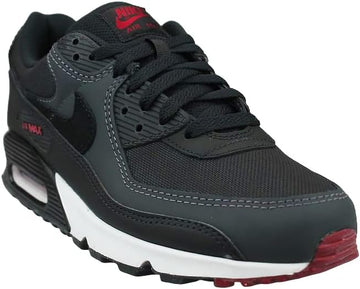 Nike Air Max 90 Men’s Trainers – Black/Red with White Midsole