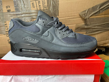 Nike Air Max 90 Triple Black Sneakers – Men's Lifestyle & Running Shoes