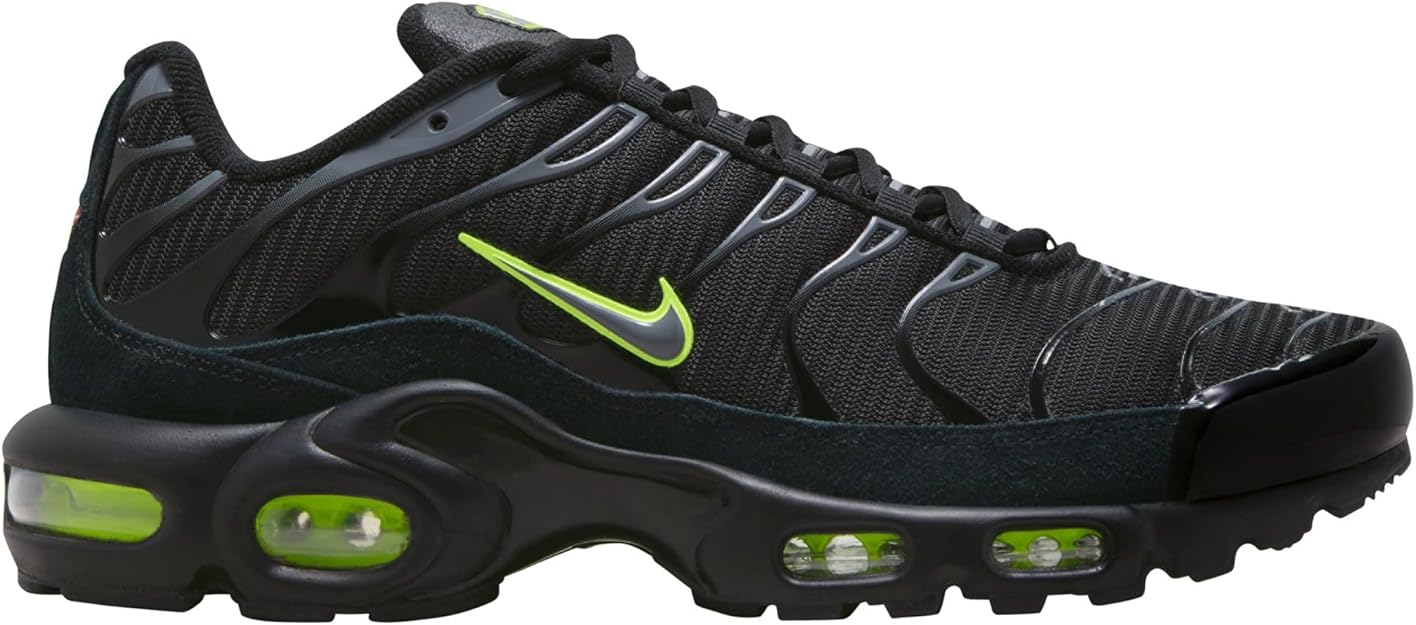 Nike Air Max Plus Tn - Black with Volt Green Accents (Men’s)