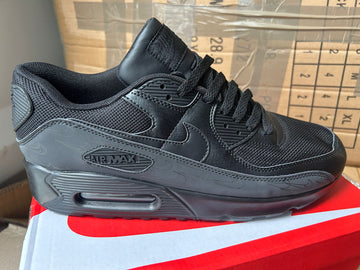 Nike Air Max 90 Black Sneakers – Men's Lifestyle & Running Shoes