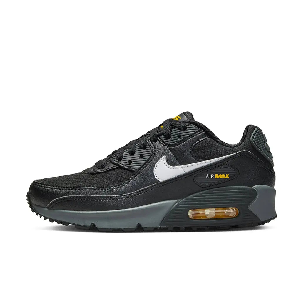 Nike Air Max 90 Black/Yellow Sneakers – Men’s Running & Lifestyle Trainers